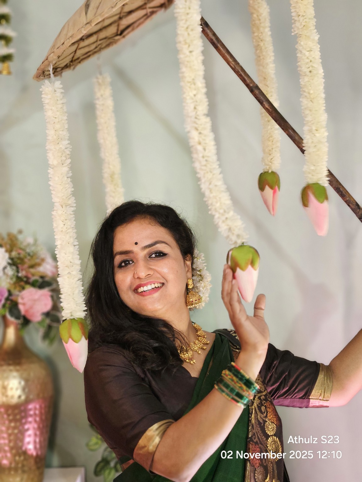 Dr. Devi Manjula in traditional dance attire