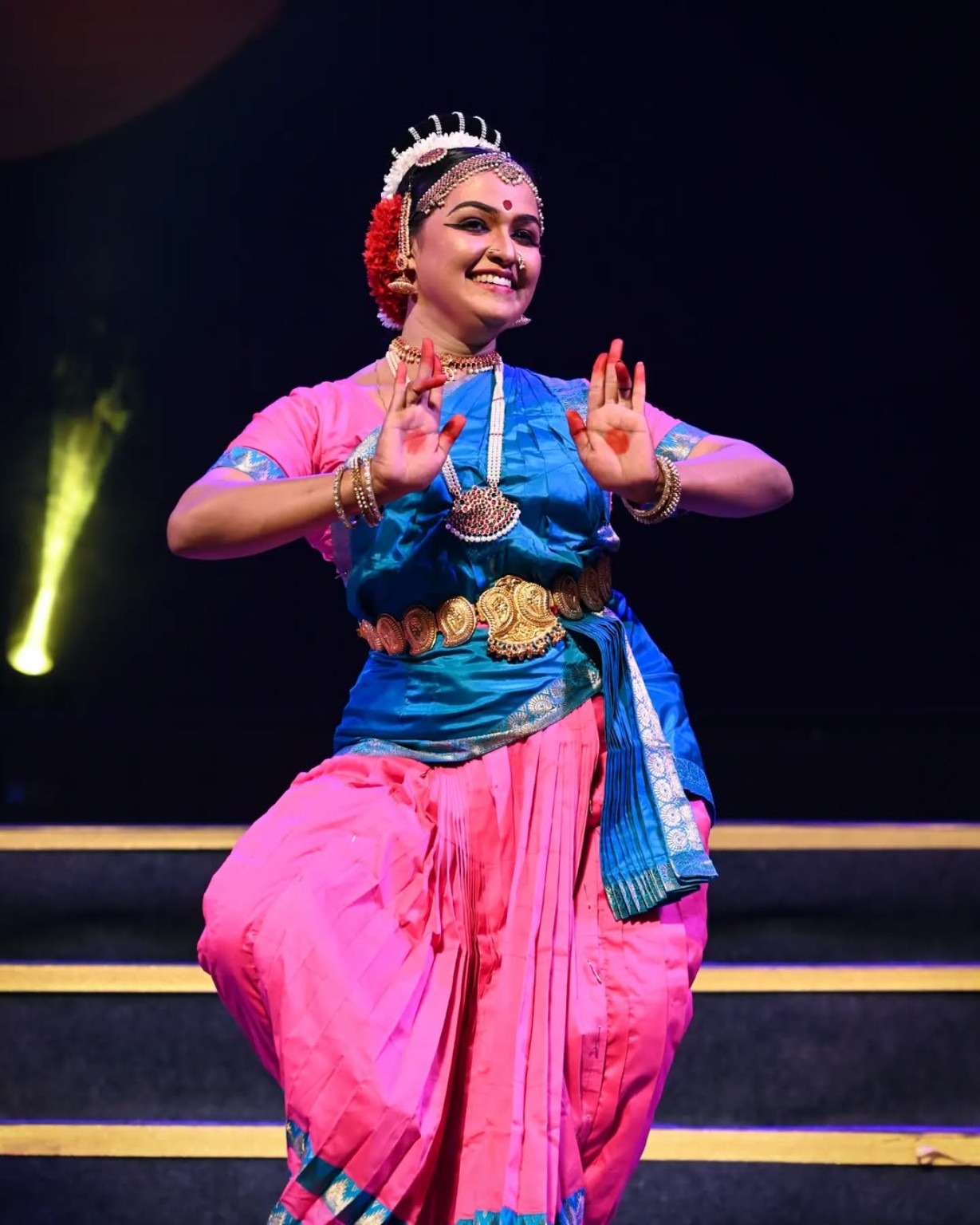 Dr. Devi Manjula performing Bharatanatyam